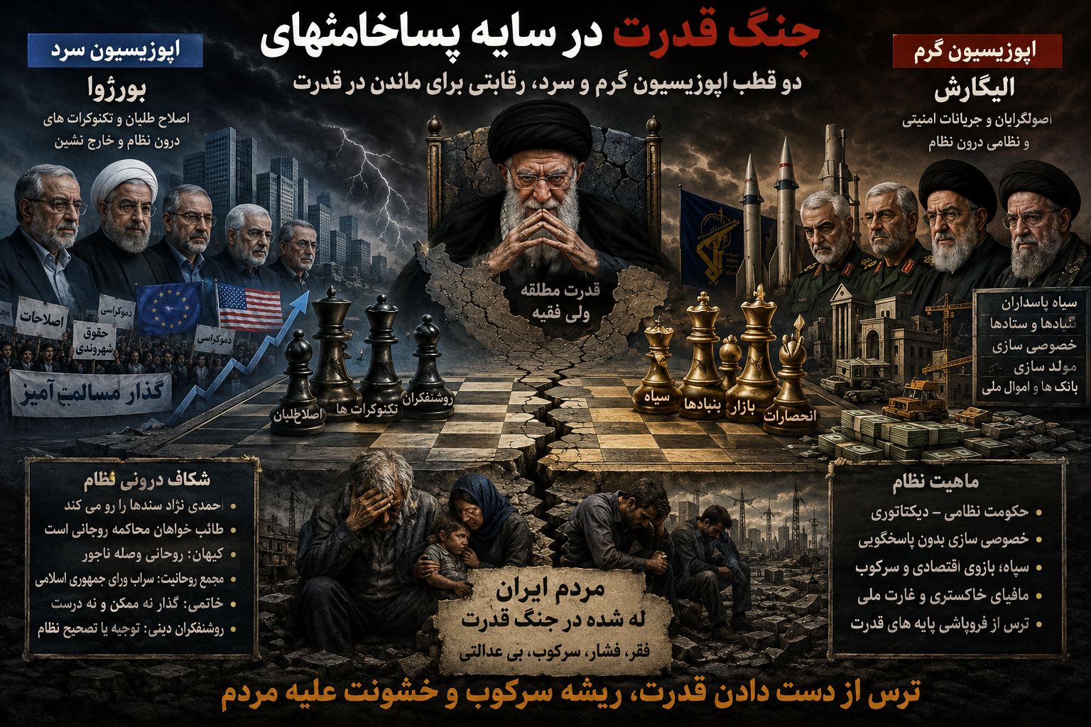 ادامه‌ی گزارش اپوزیسیون سرد و گرم (داخلی و خارجی)